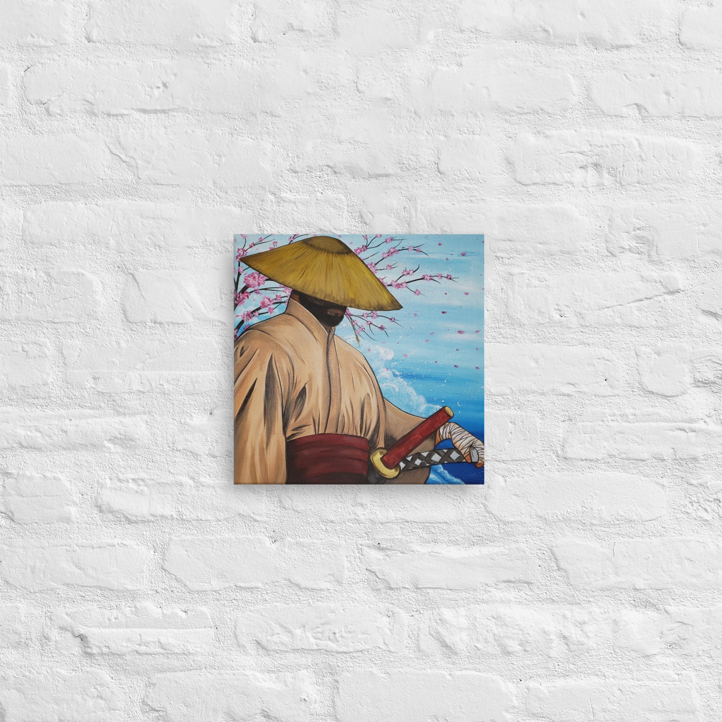 Sakura Samurai (Canvas Print)