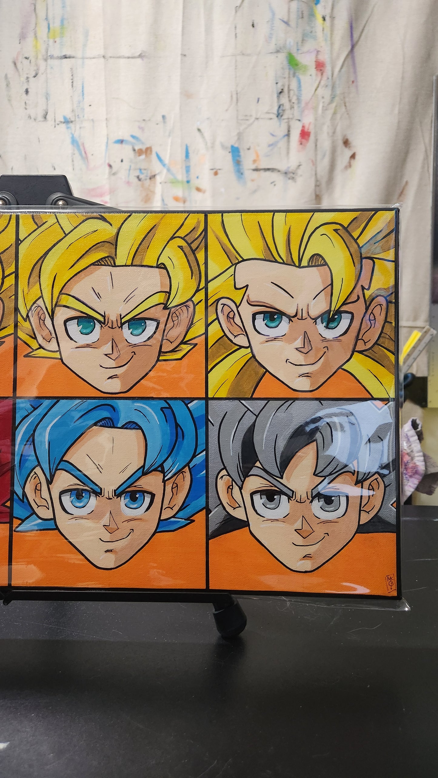 Goku Transformations (Painting)