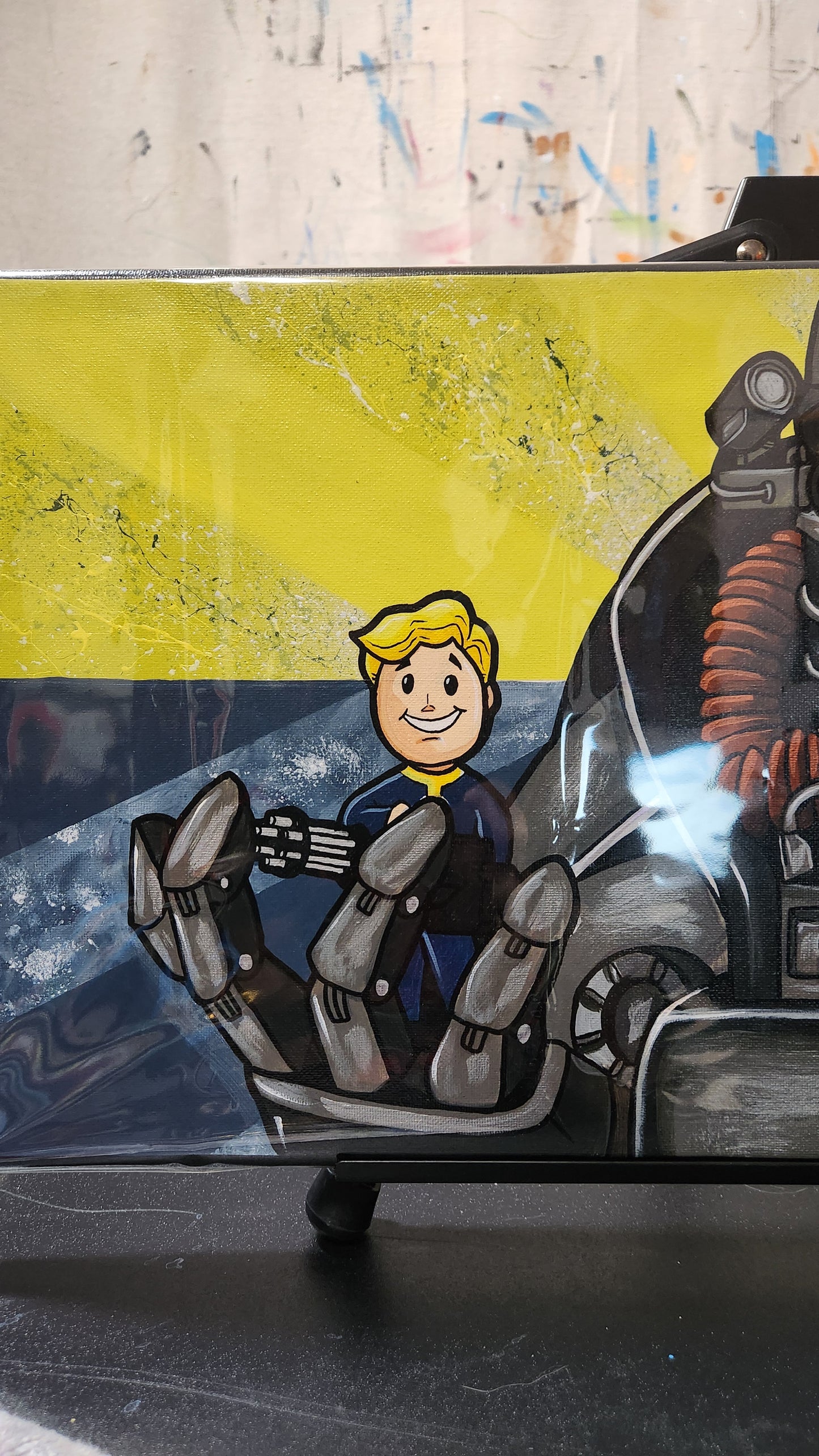 Fallout | Power Armor + Bobblehead (Painting)