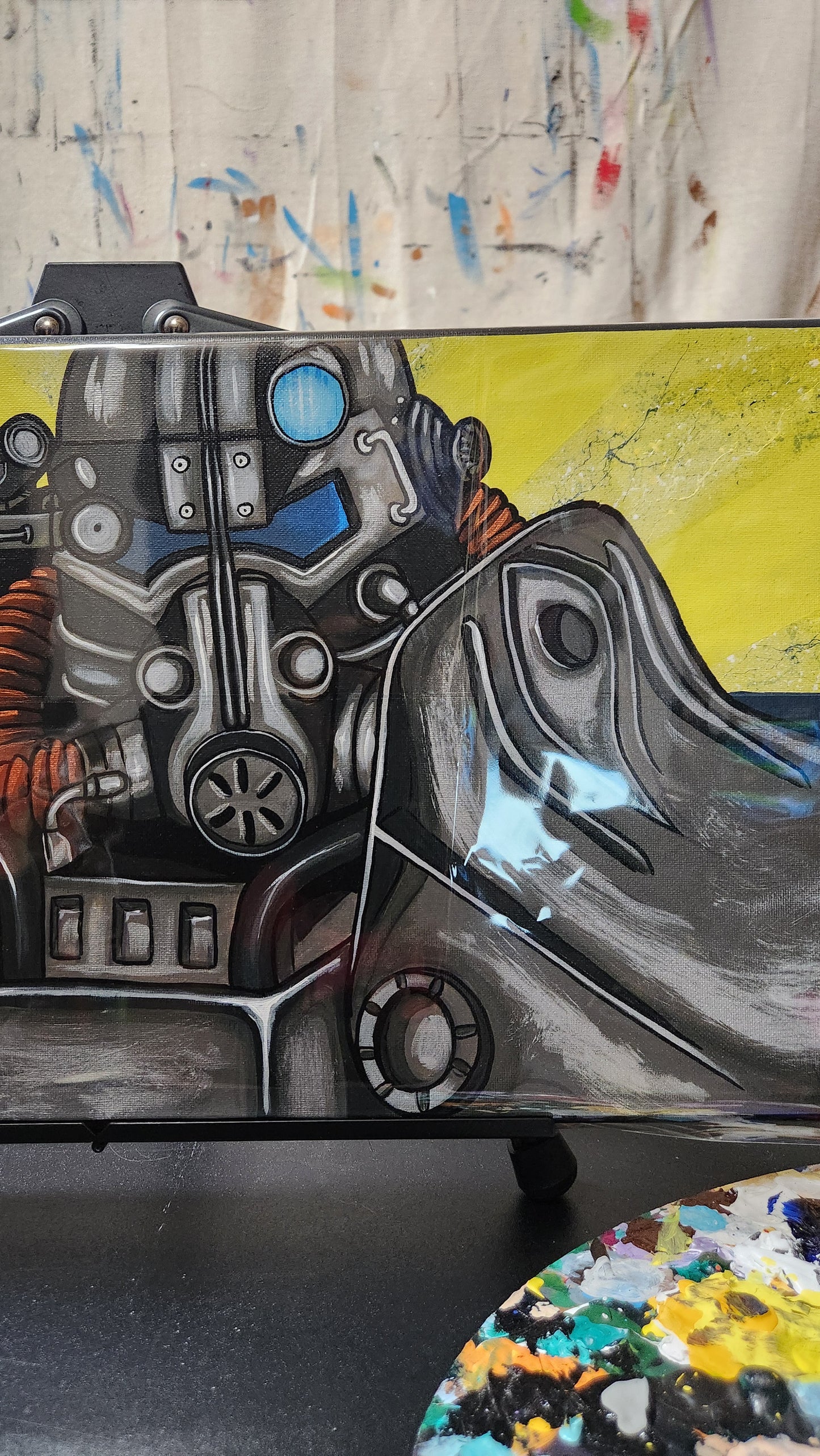 Fallout | Power Armor + Bobblehead (Painting)
