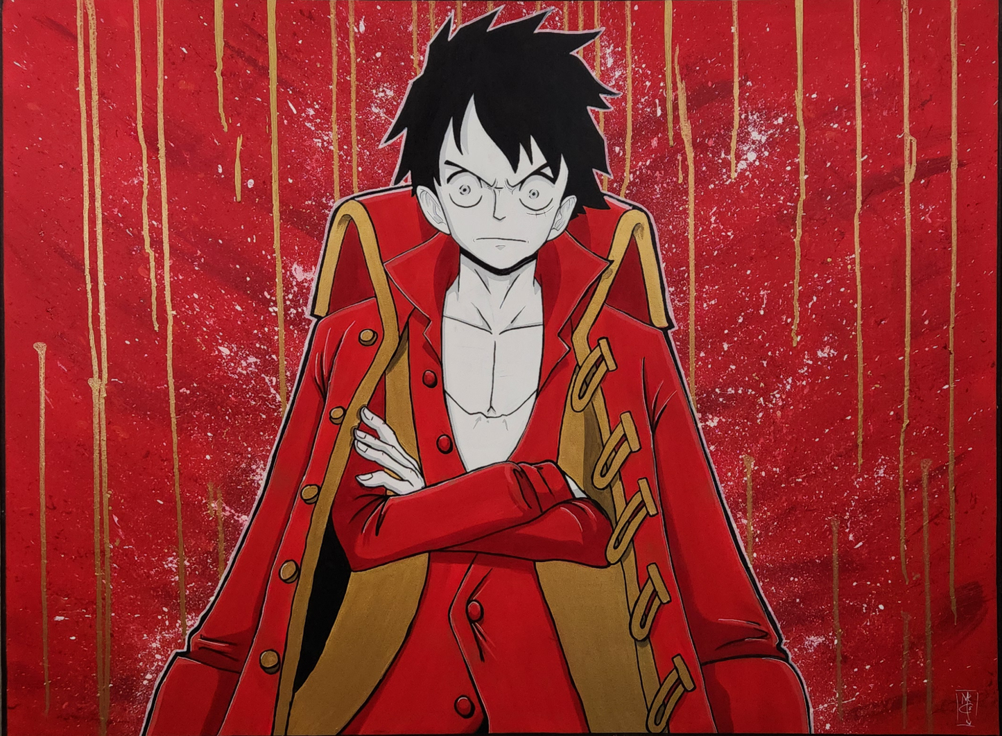 Cap'n Luffy | 30x40 (Painting)